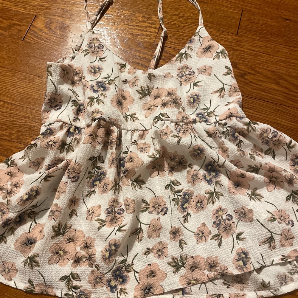 baby floral tank